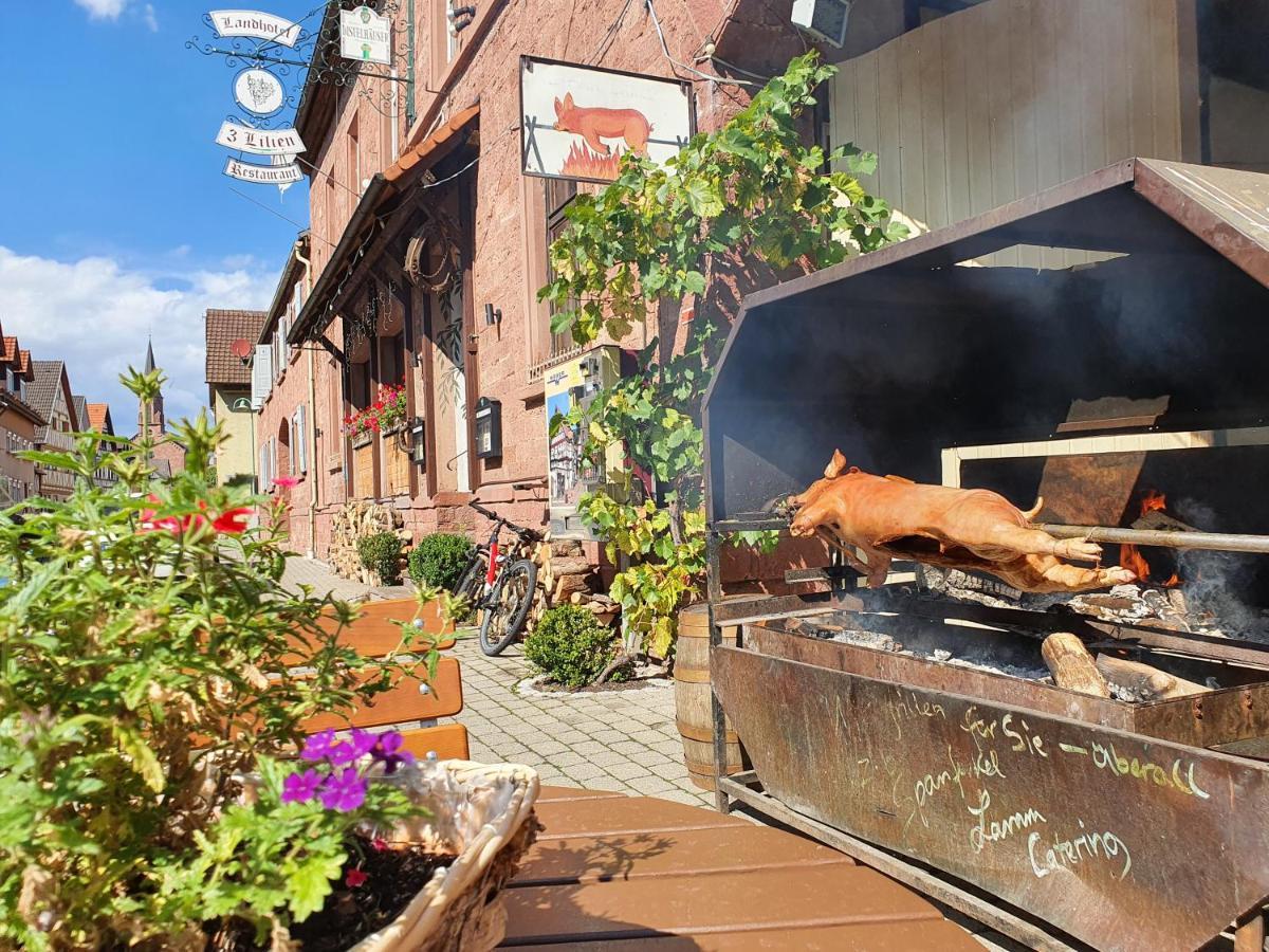 Gasthaus & Hotel Drei Lilien Werbach Exterior photo